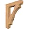 Ekena Millwork Balboa Arts & Crafts Smooth Bracket, Western Red Cedar, 5 1/2"W x 34"D x 40"H BKT06X34X40BOA03SWR - alternate 1
